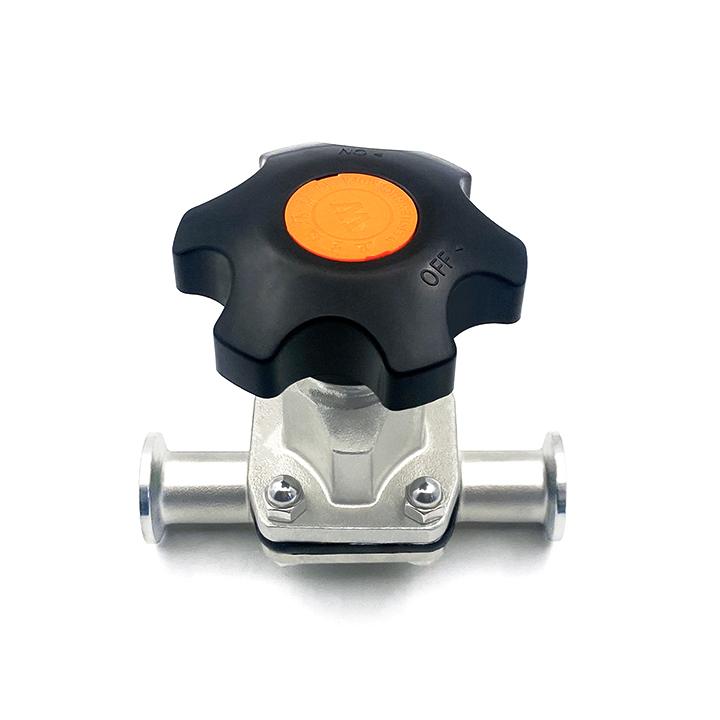 KF16 KF25 KF40 KF50 Vacuum Clamp Ferrule SUS 304 Stainless Steel Sanitary Diaphragm Valve Shut Off Faucet Flow Control Homebrew