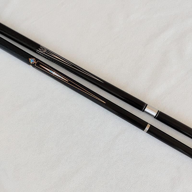 10mm 11.5mm 13mm Carbon Fiber Black Tech Pool Cue Snooker 8-Ball 9-Ball Cue Stick 1/2 Split Billiard Cue Stick