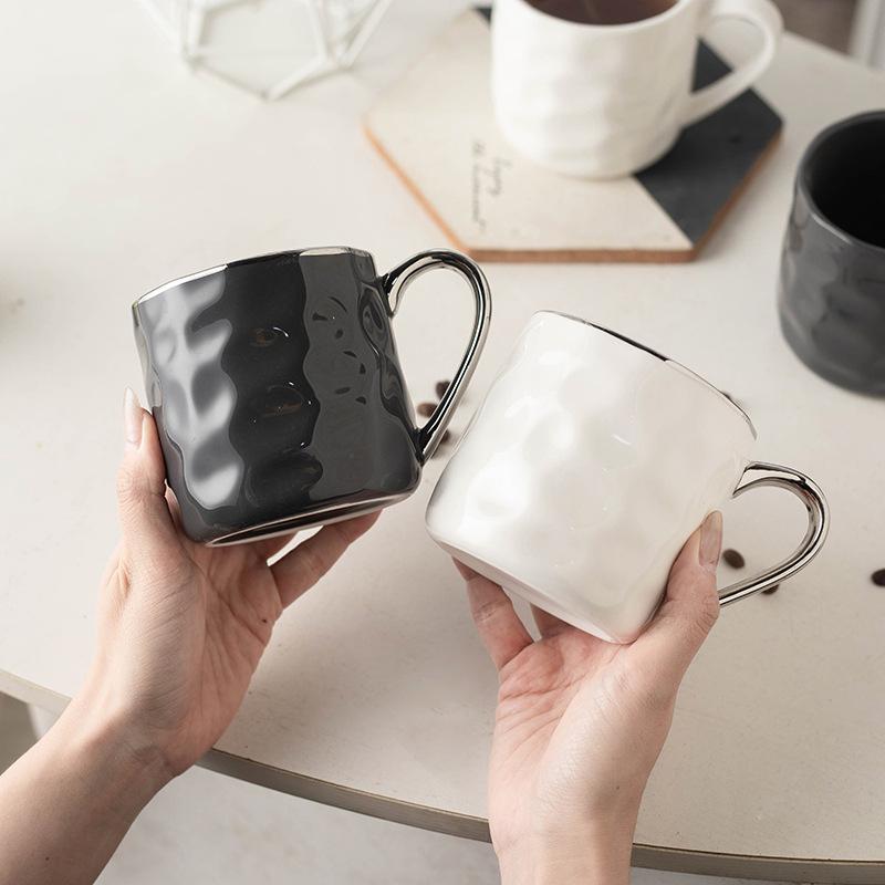 Nordic Style Black Ceramic Cup Home Coffee Mug Gift High Sense of High Value