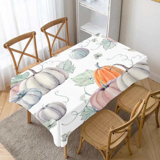 

Скатертина на День подяки. Цифровий друк. Гарбузовий елемент. Скатертина. Креативна накладка на День подяки. Рушник. Скатертина, що не обростає. 40x70cm15x27inch