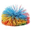 1/2/10/15Pcs Silicone Monkey Stringy Ball Anxiety Relief Colorful Sensory Ball Portable Travel Rainbow Fidget Ball Bouncy Pom Stress Ball Party Favors