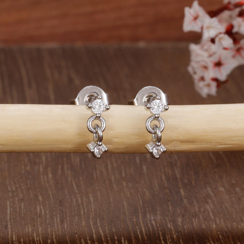 1 шт. Мини Серьги-гвоздики из нержавеющей стали с цирконами для женщин, Маленькие серьги-гвоздики для пирсинга, Украшения для ушной раковины