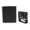 10W Solar Panel Fan Kit Lightweight Solar Charger Panel Fan for Greenhouse Pet House Tree House