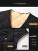 2025 Men's Thickened Velvet Cotton Vest for Autumn/Winter - Middle-aged & Elderly