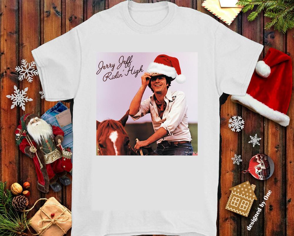 Jerry Jeff Walker Concert Signature Christmas T Shirt S5XL Unisex T-Shirt XXL