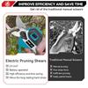 ONEVAN 30mm Brushless Electric Pruning Shear Cordless Scissor Tree Pruner Branch Cutter Garden Power Tool For Makita Battery Pin
