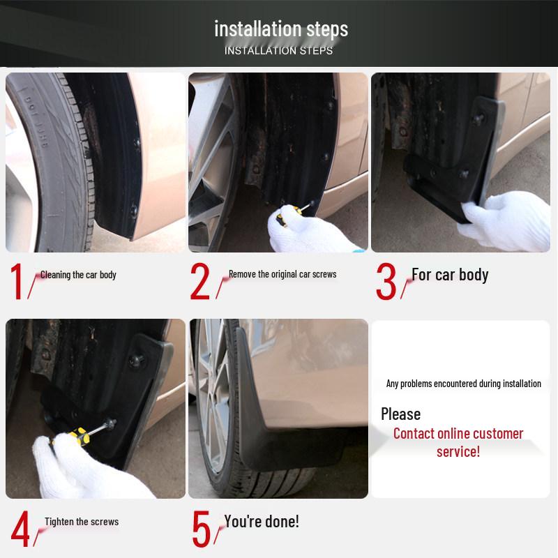 2024 Toyota Prado/Land Cruiser Custom Mud Flaps - Car Modification Accessories