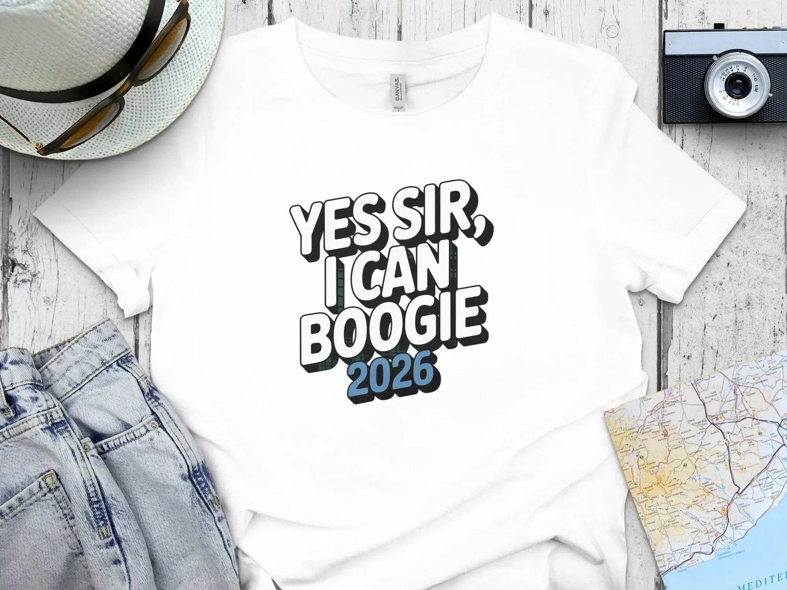 Yes Sir I Can Boogie 2026 Celebration T-Shirt L