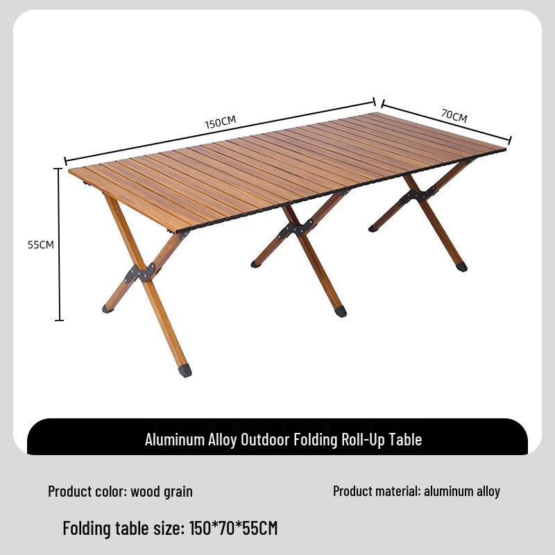 Aluminum Folding Camping Picnic Table with Custom Logo