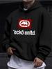 Sweat à capuche pour homme avec graphique Pull décontracté Manches longues Coupe régulière Automne Hiver Sweat à capuche décontracté