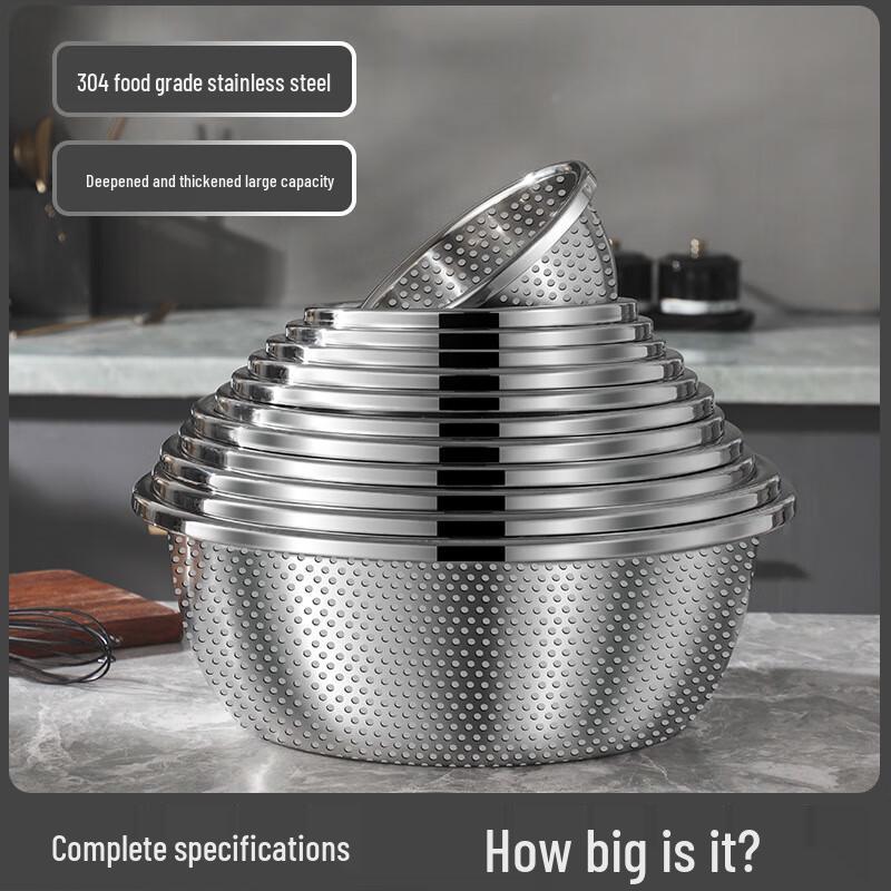 304 Stainless Steel Perforated Drain Basket