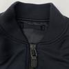 COMOLI U03-04005 Black Silk Nylon MA-1 Jacket 3 blackUsed