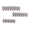 Silver Flash Water Drop Shape Whitening Nail Tips – Perfect for Daily Wear
