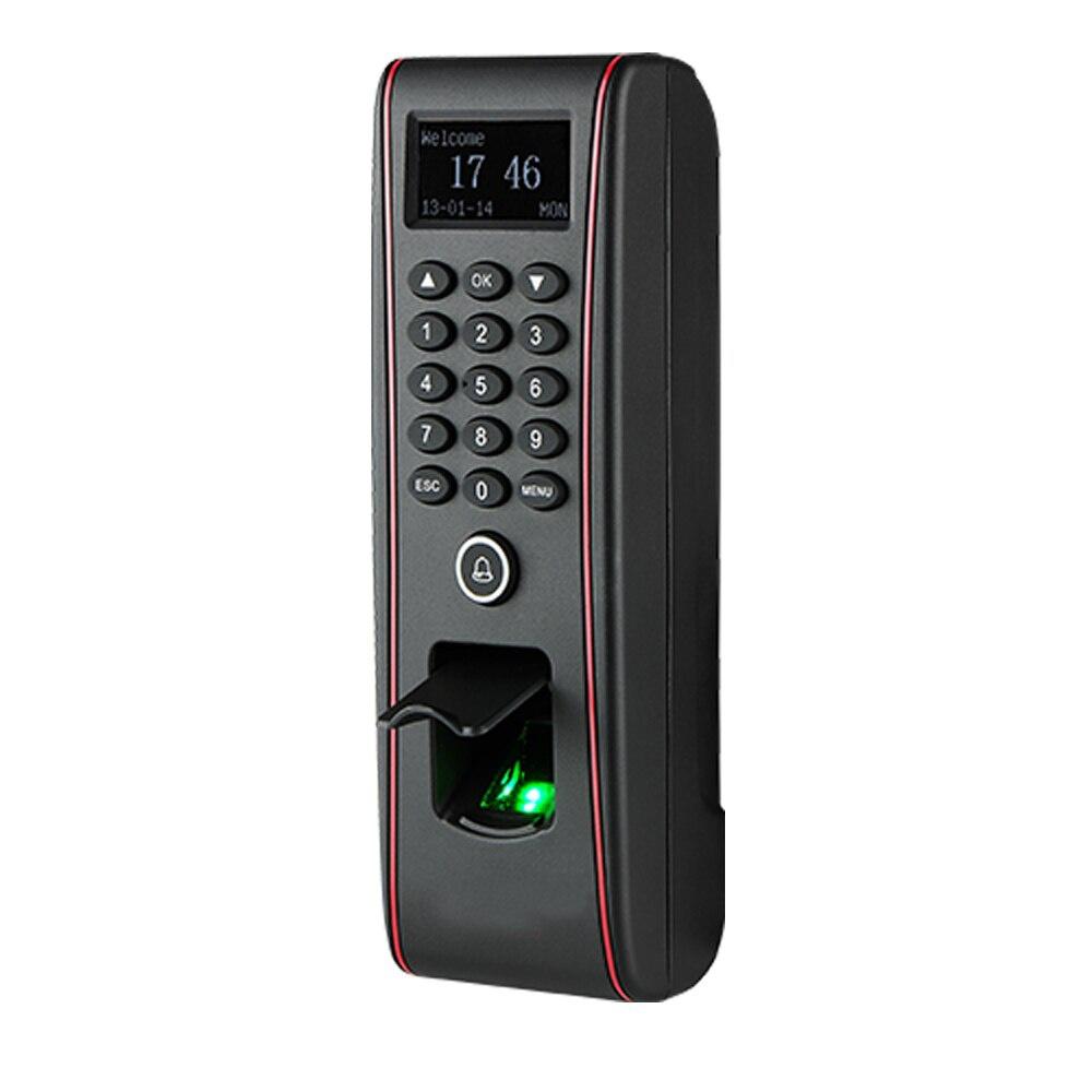 RS485 TCP/IP USB Biometrisk Fingeravtryck Utomhus Åtkomstkontroll IP65 Vattentät 125Khz fingeravtryck RFID-kortläsare