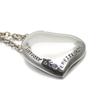 Used TIFFANY&Co. Necklace Full heart Elsa Perutti Silver925 3.1g Silver Accessories