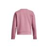 Under Armour Solid Color Loose Fit Crew Neck Long Sleeve Sweatshirt Women Tops Pink 1379835-697