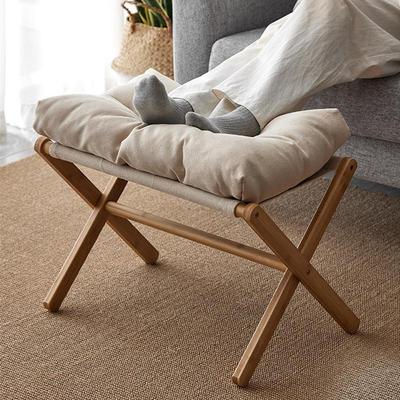 Puf de Veludo Puf de Veludo Otomano Pequenos Apoios para os Pés Banquinho Apoio para as Pernas Assento Alto Acolchoado Para Quarto Sala de Estar