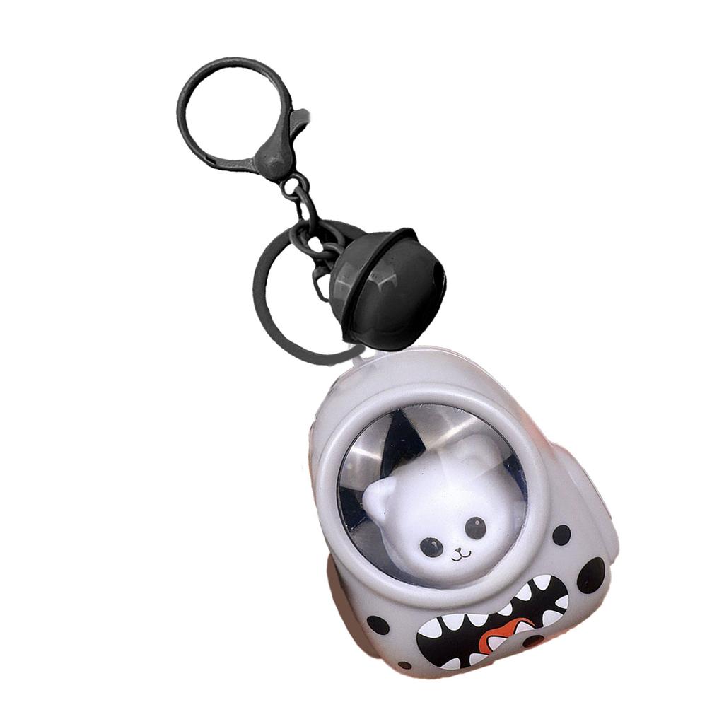 Bear Keychain Sturdy ABS Key Holder Lovely Designs LED Light Glowing for Women and Kids Backpack Purse Ornament