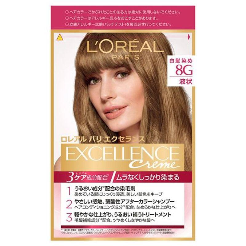 L'Oreal Paris Excellence Creme Hair Color 8G Brighter Maroon