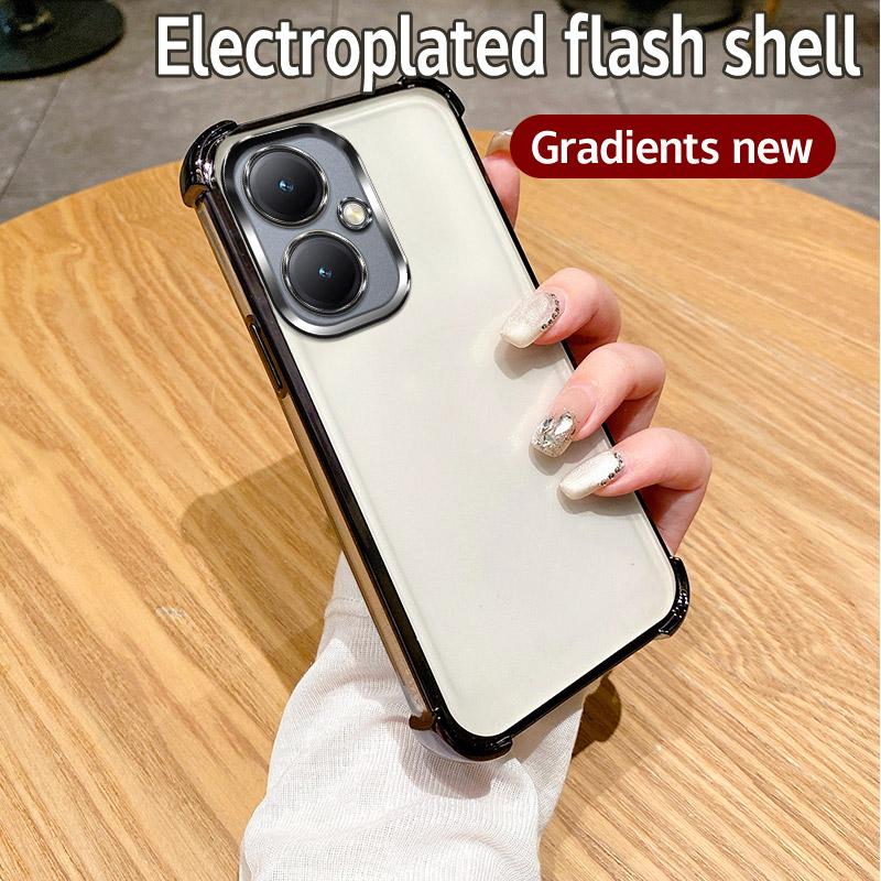 Etui na Xiaomi Redmi 13C 5G Etui na telefon Xiaomi Poco M6 5G Błyszczący brokatowany silikonowy pokrowiec z powłoką galwaniczną na obiektyw aparatu Miękki pokrowiec na tył