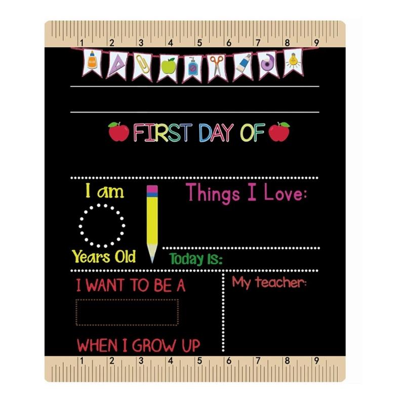 Portable Chalkboard Blackboard with Durability Ecological Friendly Design for School Office and Creative Note Taking
