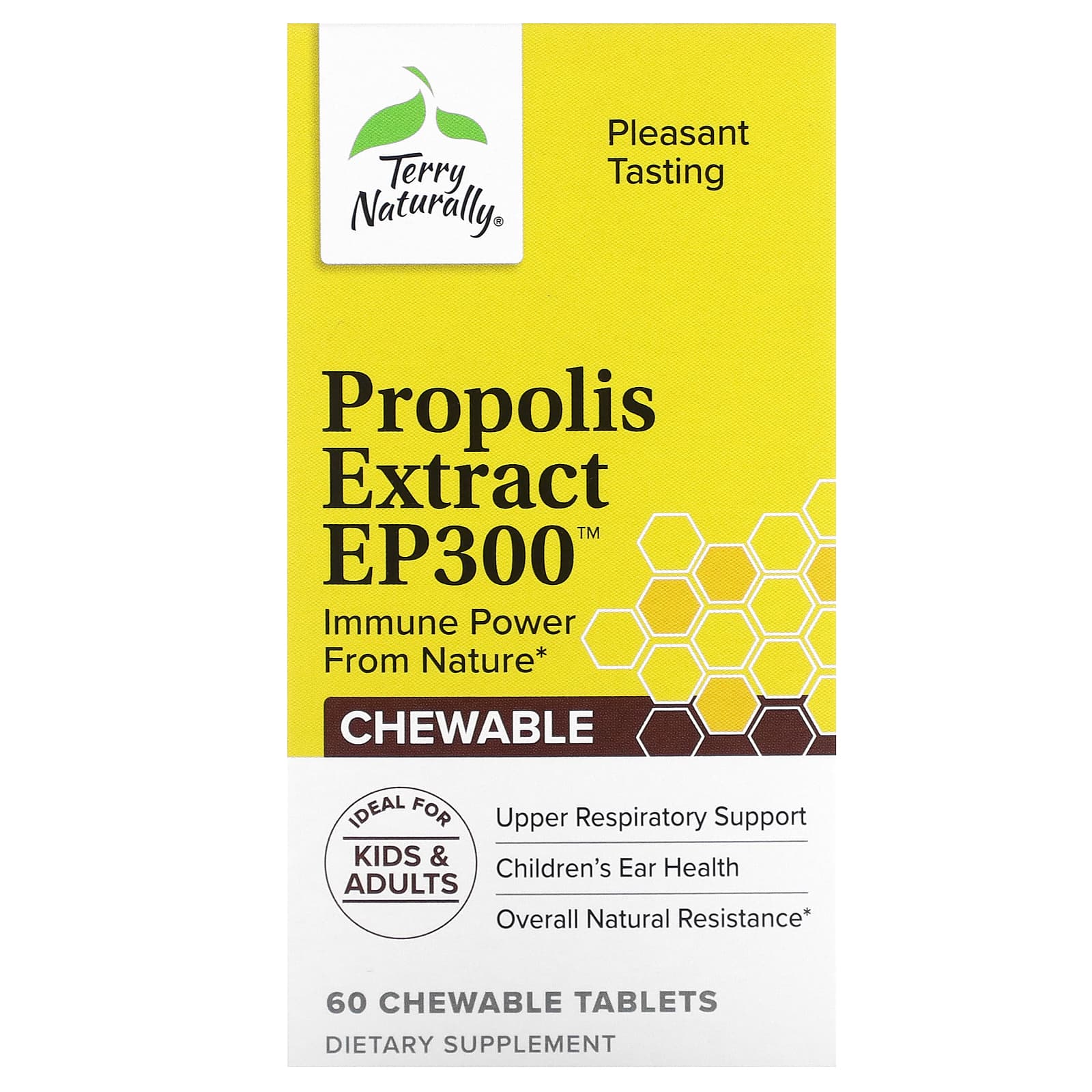 

Propolis Extract Ep 300, Chewable Tablets 60 Tablets (100Mg per Tablet)