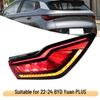 22-24 BYD Yuan PLUS Rear Tail Light & Bumper Fog/Brake/Reversing Light Cover Assembly