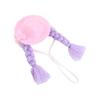 Mini Hat with Long Braids For Cockatiel Parrots Small Pet Party Photo Props Soft Guinea Pigs Hamster Costume Accessories