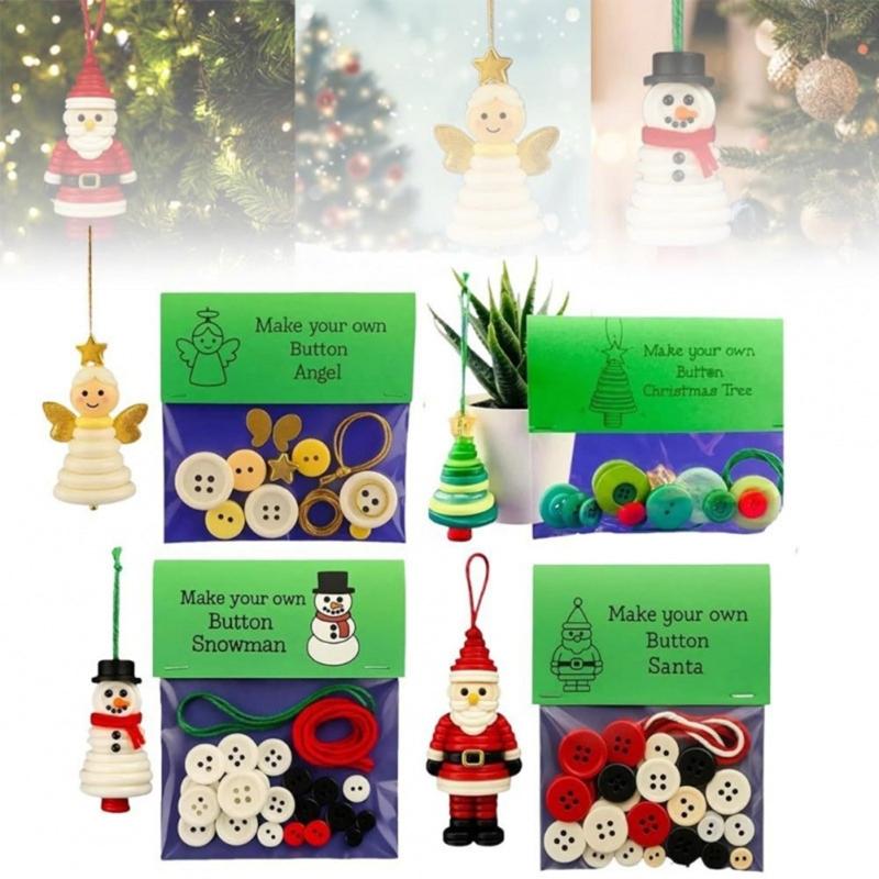 Complete Christmas Craft Set For Handmade Tree Decorations Family Classroom Activities All Materials Included