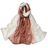 Hot-selling new solid color gradual change color silk scarf long scarf women's scarf spring and autumn polyester thin yarn