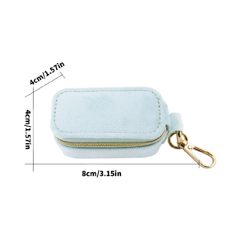 Multiple Layer Flocking Jewelry Bag for Travel and Home Providing Secure and Organized Storage for All Your Accessories