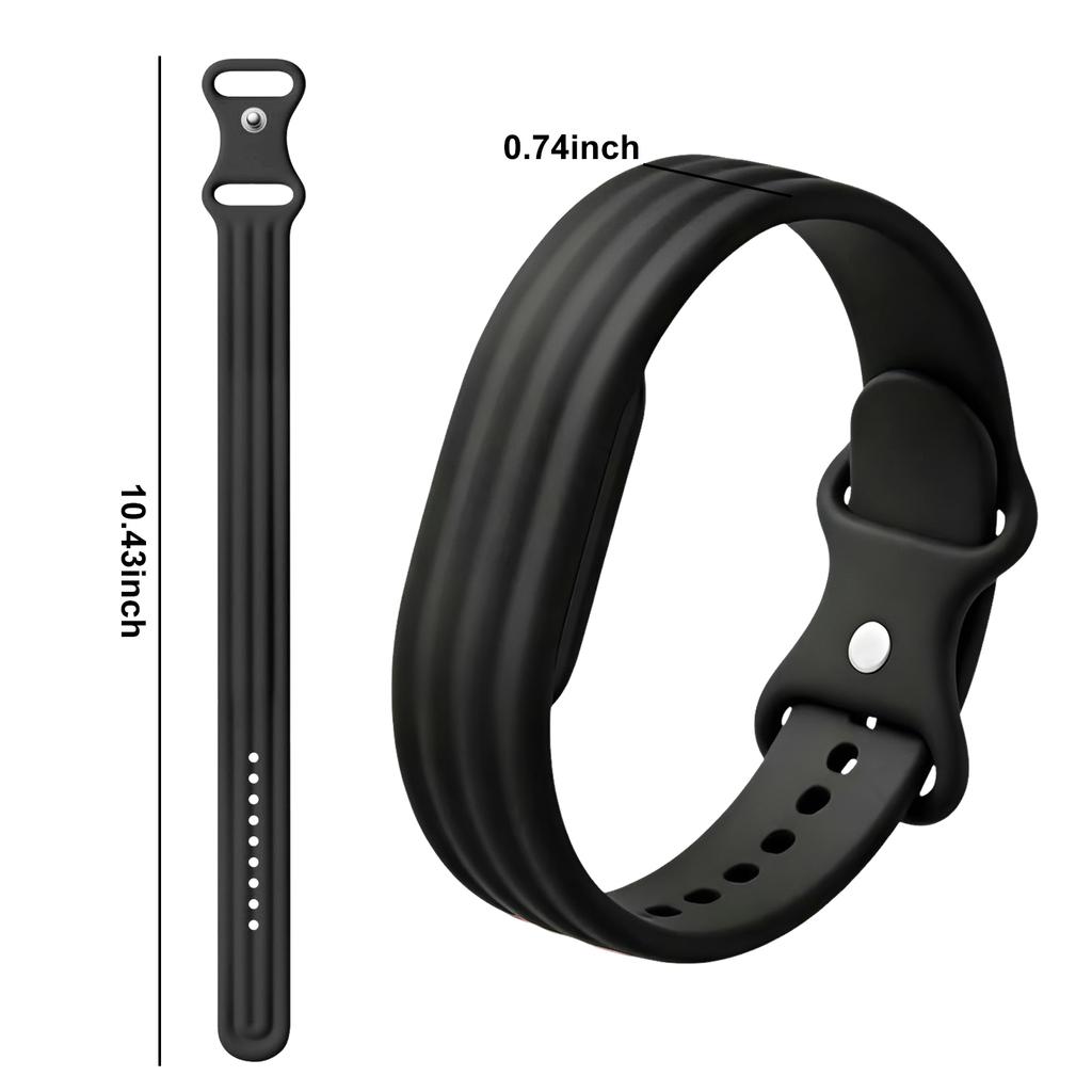 Silikon-Schlaufen Sportuhrarmband für Google Fitbit Air Gummiarmband Atmungsaktives Band Armband Correa Ersatzzubehör