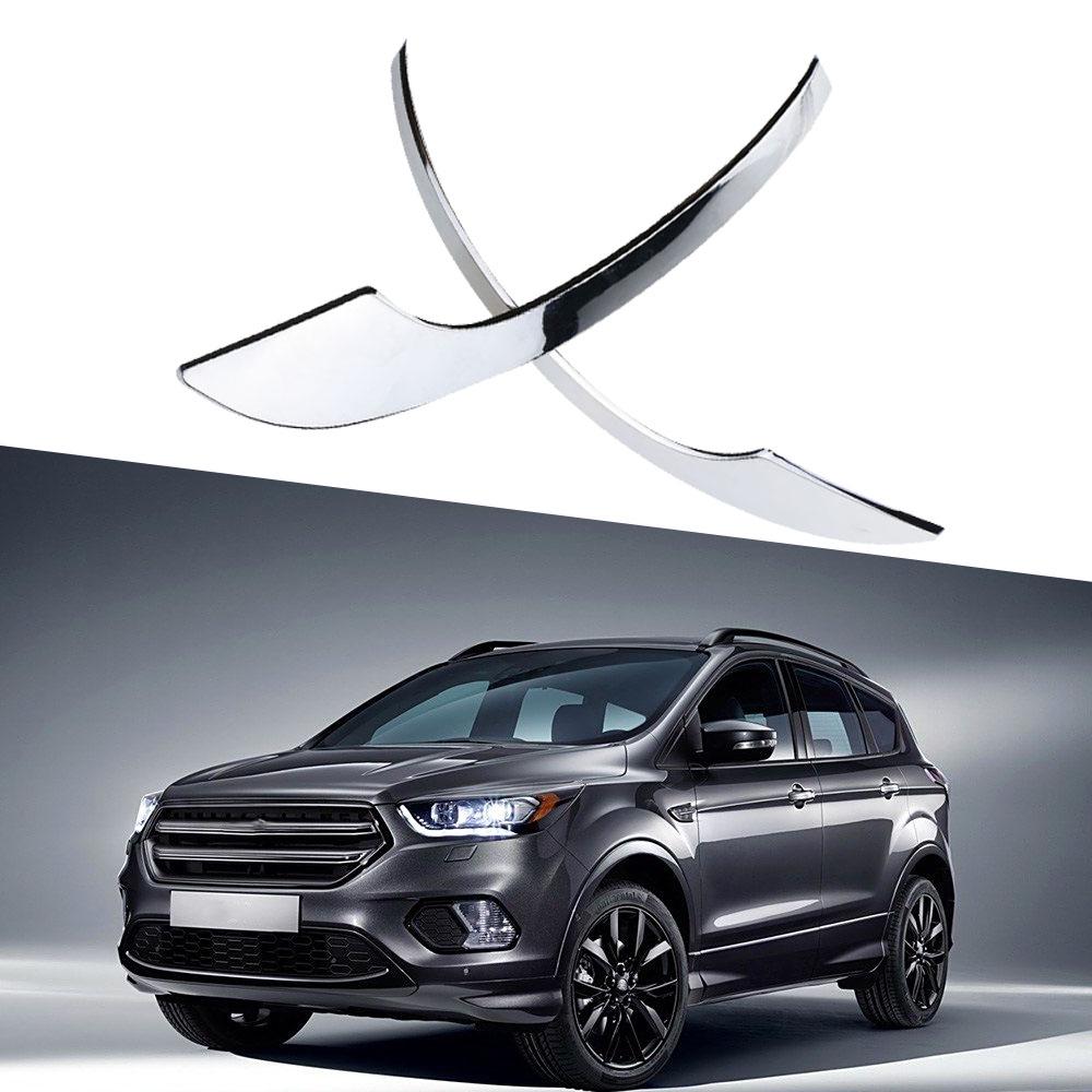 2Pcs Car Rearview Side Mirror Anti-Scratch Trim Sticker Cover for Ford Ecosport 2013 - 2025 ABS Chrome Styling Accessories