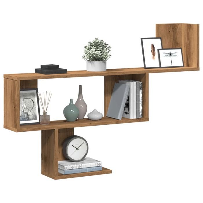 VidaXL Wall Shelf Artisan Oak 100x15x70 Cm Engineered Wood 853199