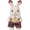 Sylvanian Families Chocolate Rabbit Family Anniversary Set Dollhouse Toy for Ages 3 and Up