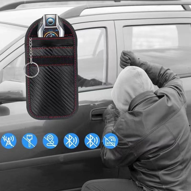 Car Key Signal Shielding Box Faraday Cage Remote Control Package Keyless Rfid Shielding Package Car Accessories