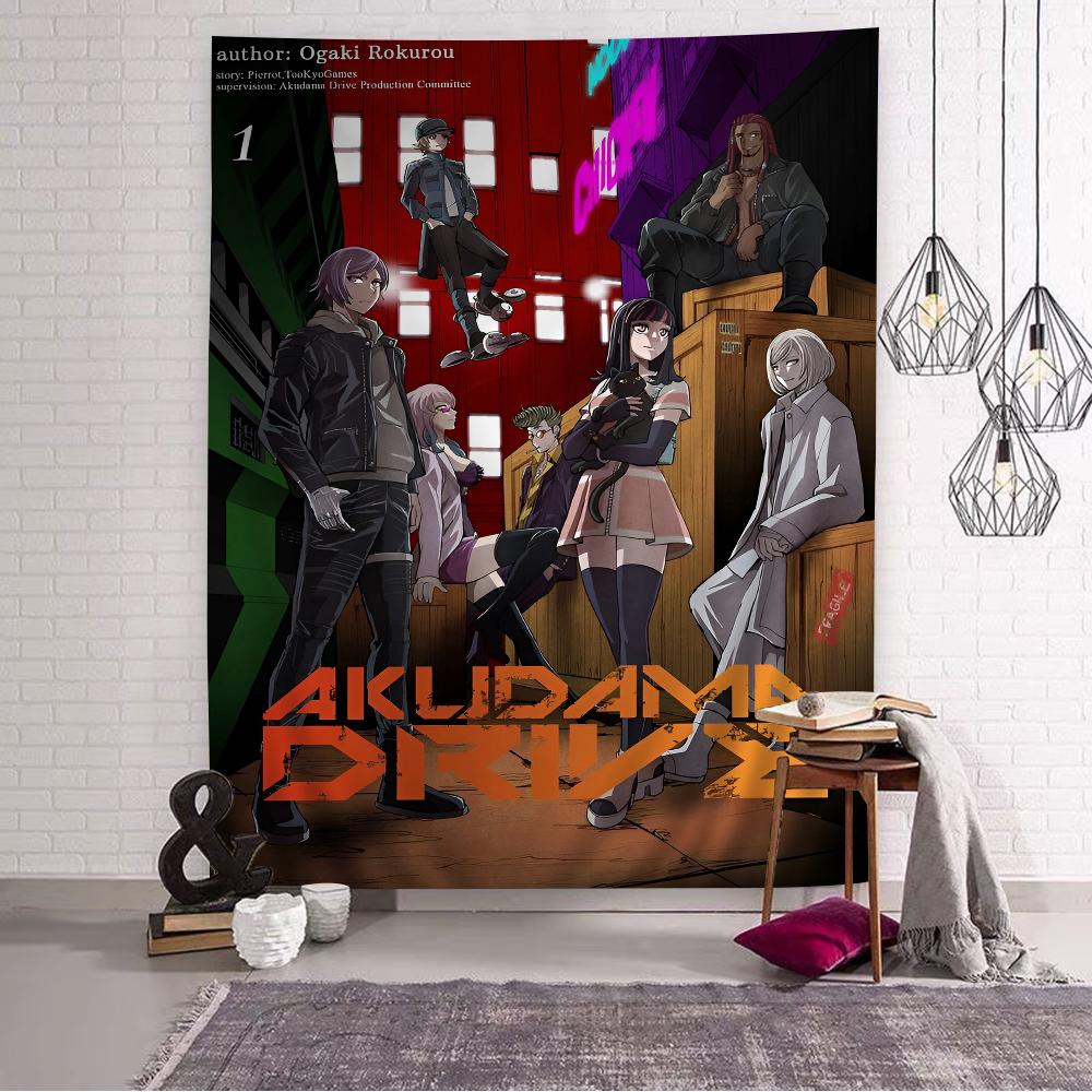

Anime Akudama Drive Anime Tapestry for Living Room Home Dorm Decor Home Decor 74x94cm(29x37in)