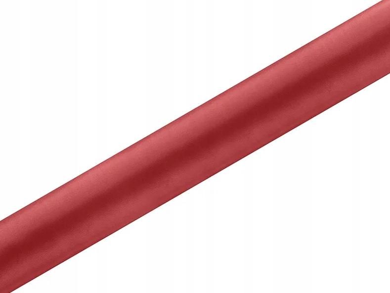 Smooth Satin Table Runner Decoration Red 0 36 X9M