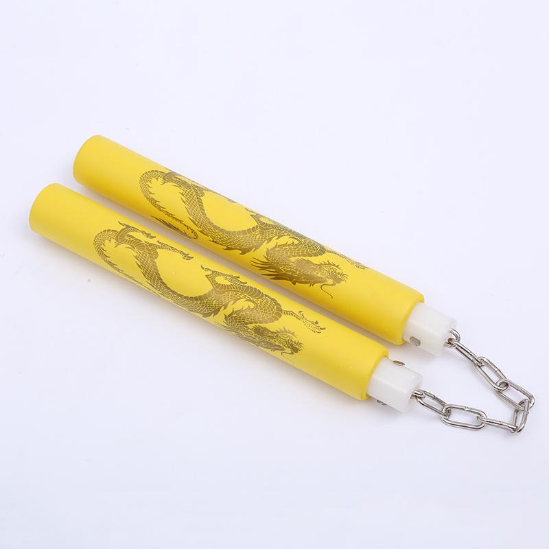 PVC-Schwamm-Nunchakus für Anfänger - Mehrfarbige Taekwondo Kampfsport Übungsstäbe