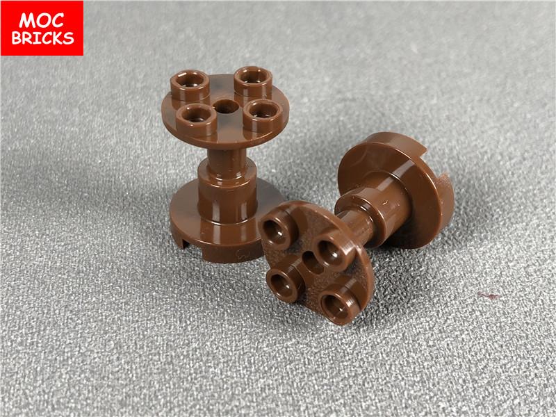 10pcs/lot MOC Bricks DIY Brown Black Support 2x2x2 Stand with Complete Hole 3940b Building Block Toys for children Xmas gift