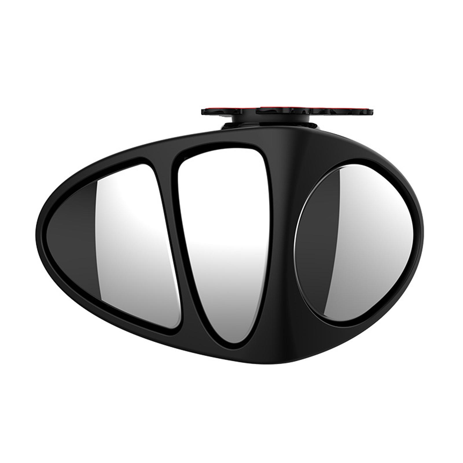 

1 шт. 3 в 1 вращающееся на 360 градусов трехстороннее зеркало для слепых зон, выпуклое зеркало для слепых зон заднего вида, правое и левое