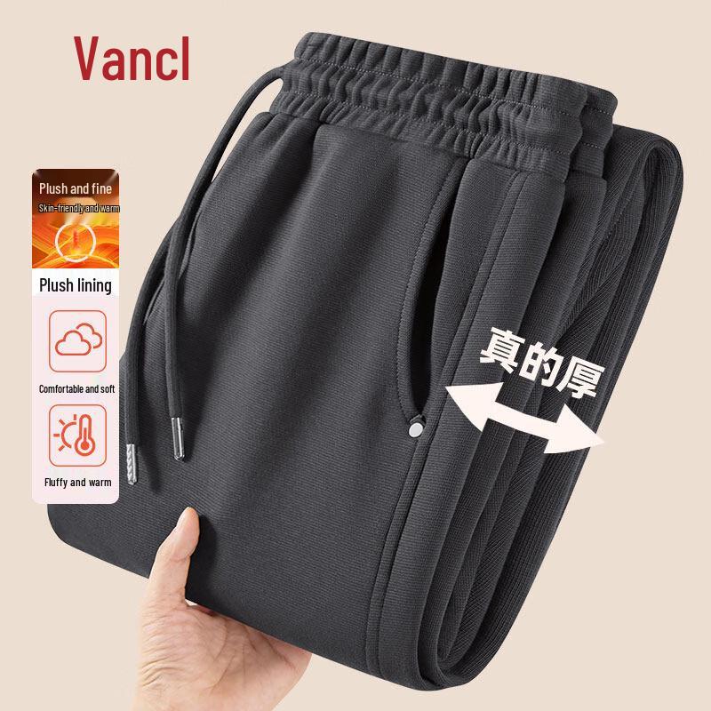 VANCL Men's Fleece-Lined Winter Casual Pants