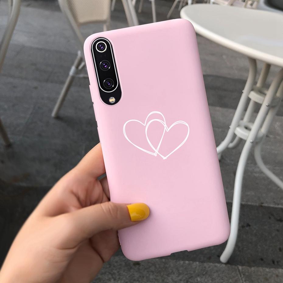 Phone Case For Xiaomi Mi 9 Lite Case Cute Silicone Back Cover For Xiaomi Mi 9 SE Mi9 9SE Mi9lite Phone Shell Soft TPU Bumper