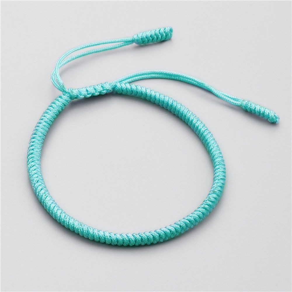 Good Lucky Handmade Adjustable Tibetan Knots Buddhist Rope Bracelets Bangles Jewelry Accessories