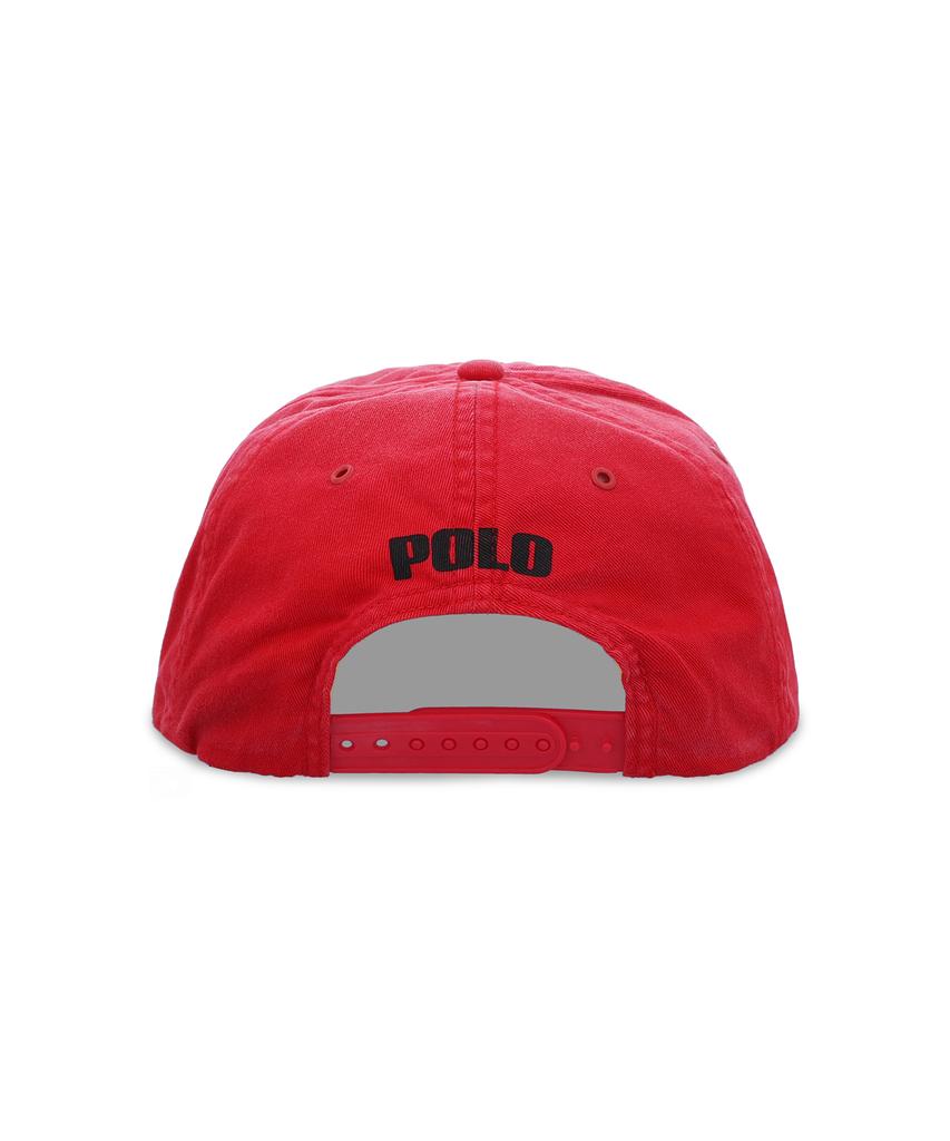 POLO RALPH LAUREN Racing Patch Twill Ball Cap - Red
