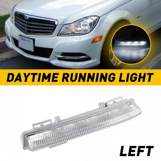 Для MERCEDES C350 C250 2012-2014 Левая сторона водителя ПРОТИВОТУМАННАЯ ФАРА СВЕТОДИОДНАЯ ДНЕВНАЯ