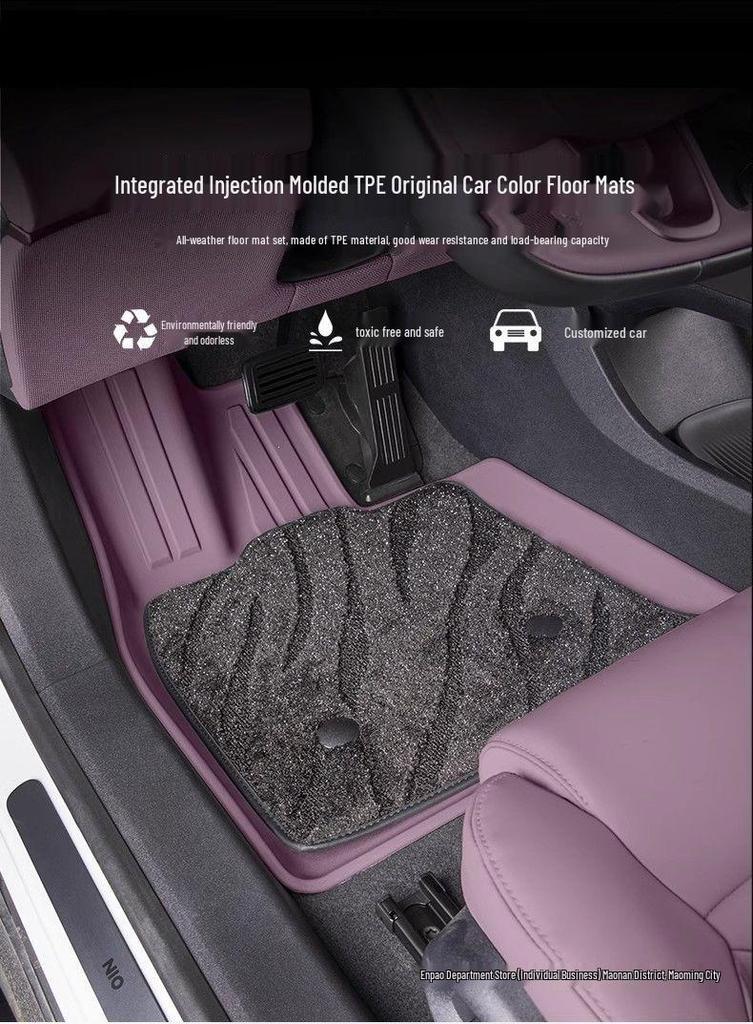 2024 NIO ET5/ET5T TPE Floor Mats: Custom Fit, Fully Enclosed Auto Interior Accessory