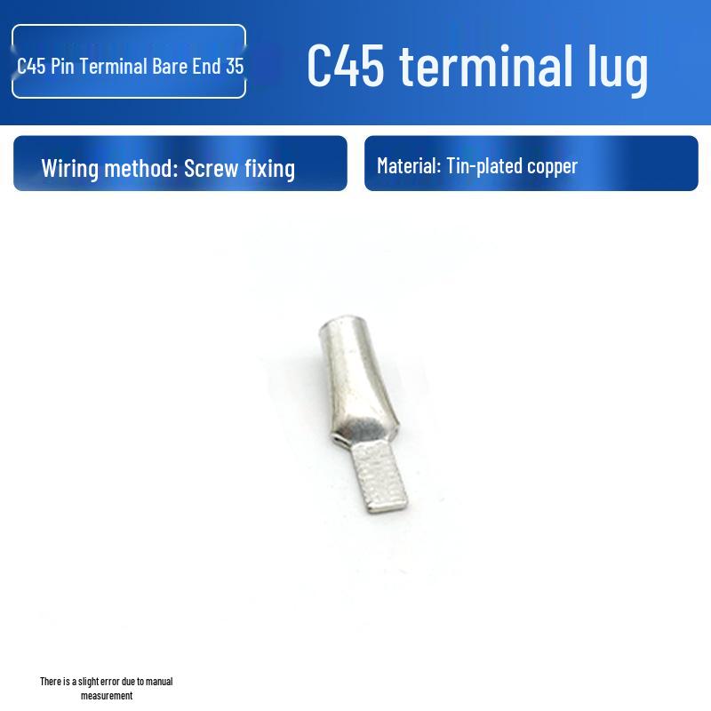 C45 Duckbill Nose Bare End Connection Pin Terminal