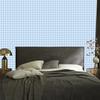 Geometric rhombus wallpaper in azure and white for the living room and bedroom 50x1000