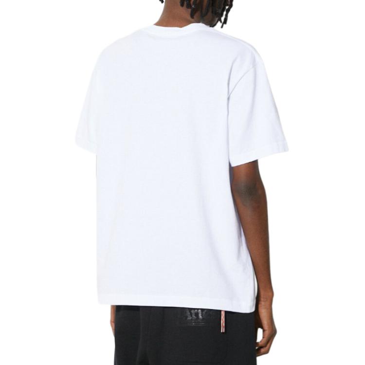 KENZO T-Shirts Men's White Crew Neck Moderate Straight Fit FC65TS4124SG0-01